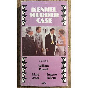 The Kennel Murder Case (VHS, 1985) William Powell, Mary Astor, 1933 Film…